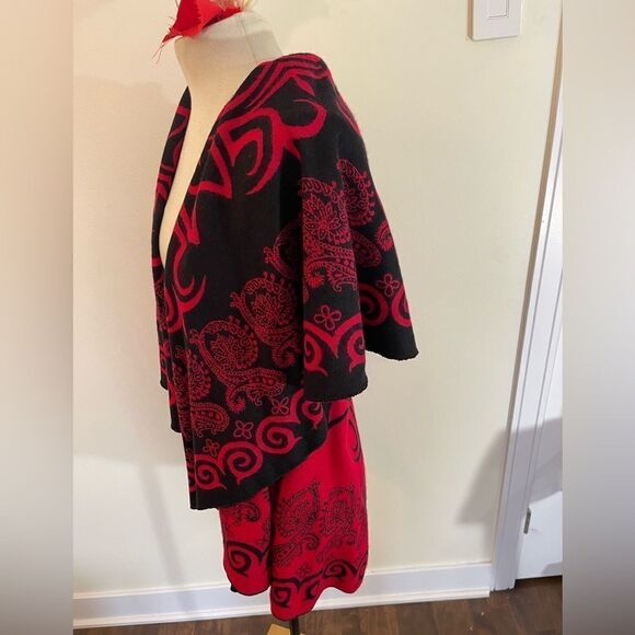 REVERSIBLEΒ poncho vest for women ||βNEW || Womanβs sleeveless cardigan || NEW - Picture 11 of 12